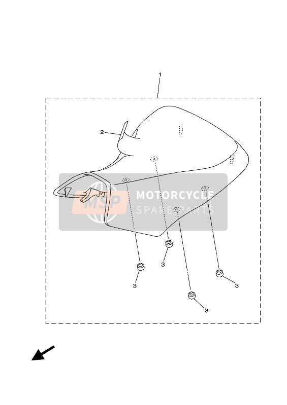 Yamaha GRIZZLY 700 EPS 2020 Posto A Sedere per un 2020 Yamaha GRIZZLY 700 EPS