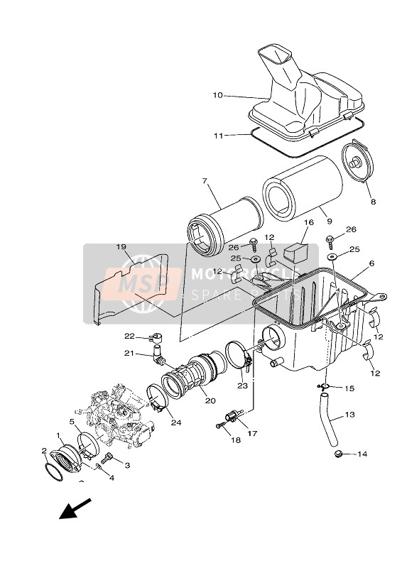 Yamaha KODIAK 450 2020 Consumo para un 2020 Yamaha KODIAK 450