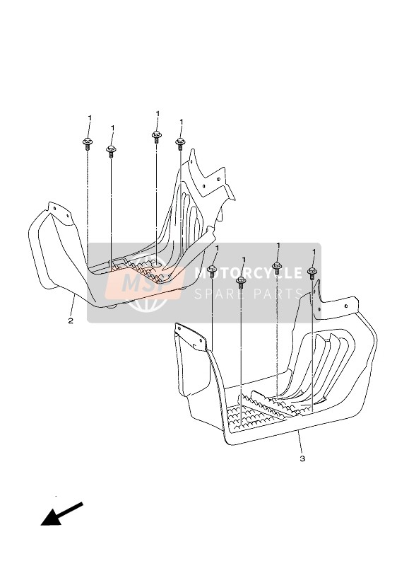 Yamaha YFM90R 2020 Estar & Reposapiés para un 2020 Yamaha YFM90R