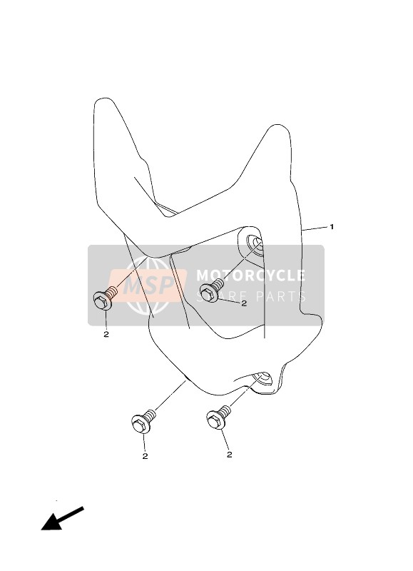 Yamaha YFM90R 2020 GUARD for a 2020 Yamaha YFM90R