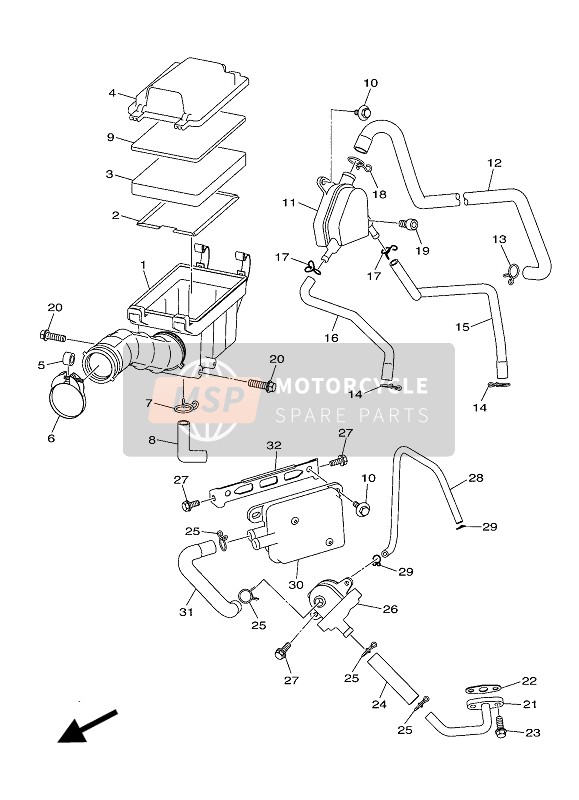 Yamaha YFZ250 2020 Consumo para un 2020 Yamaha YFZ250