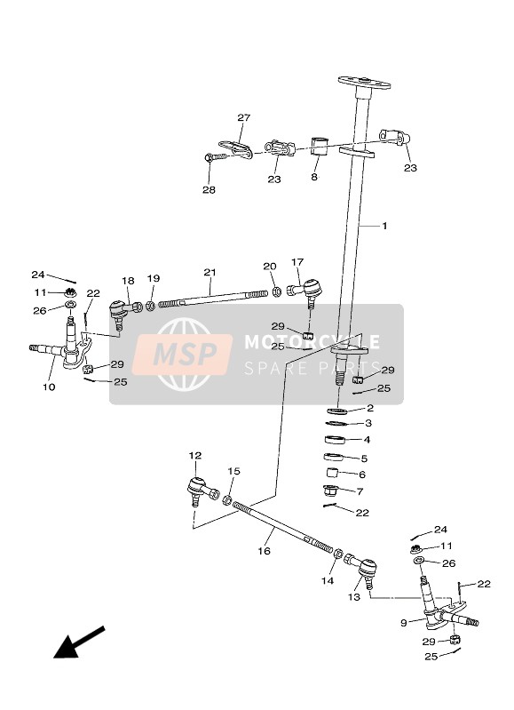 Yamaha YFZ250 2020 Direccion para un 2020 Yamaha YFZ250