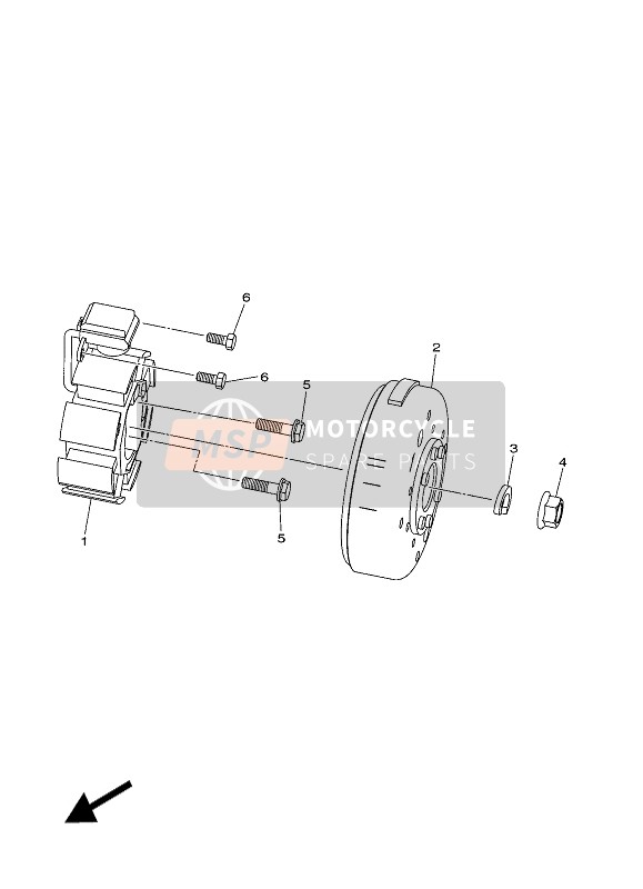 Yamaha YFZ250 2020 Generator voor een 2020 Yamaha YFZ250