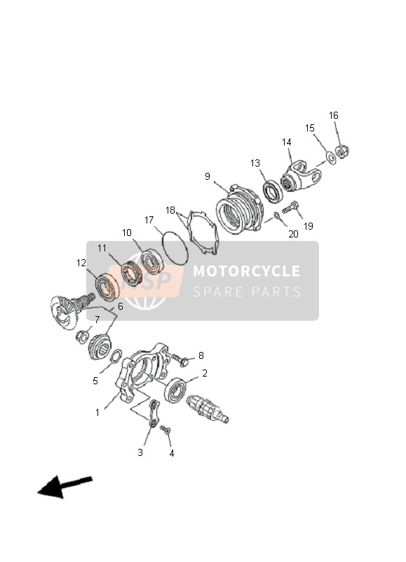 Middle Drive Gear