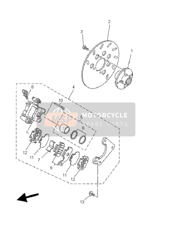 Rear Brake Caliper