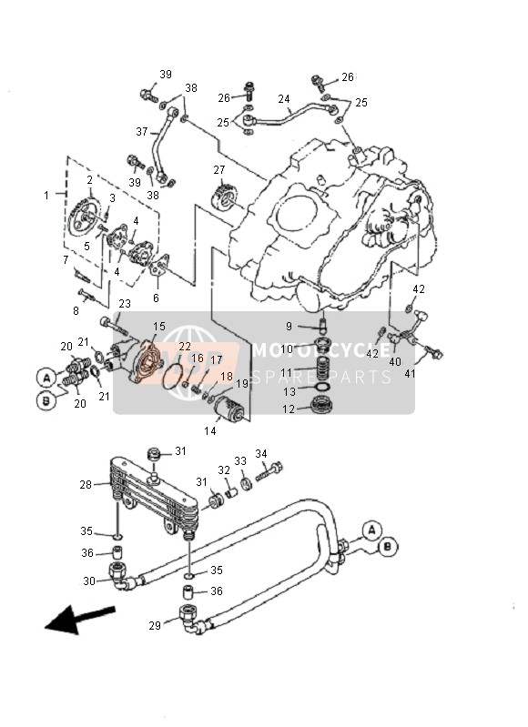 4KB133240000, Aandrijftandwiel, Pomp (2, Yamaha, 0