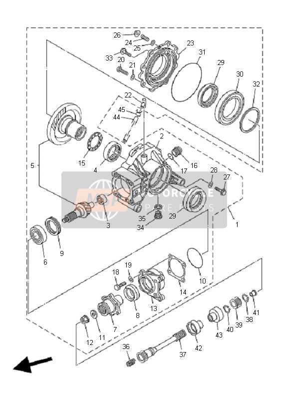 22U461170030, .Shim, Ring Gear (0.30T), Yamaha, 3