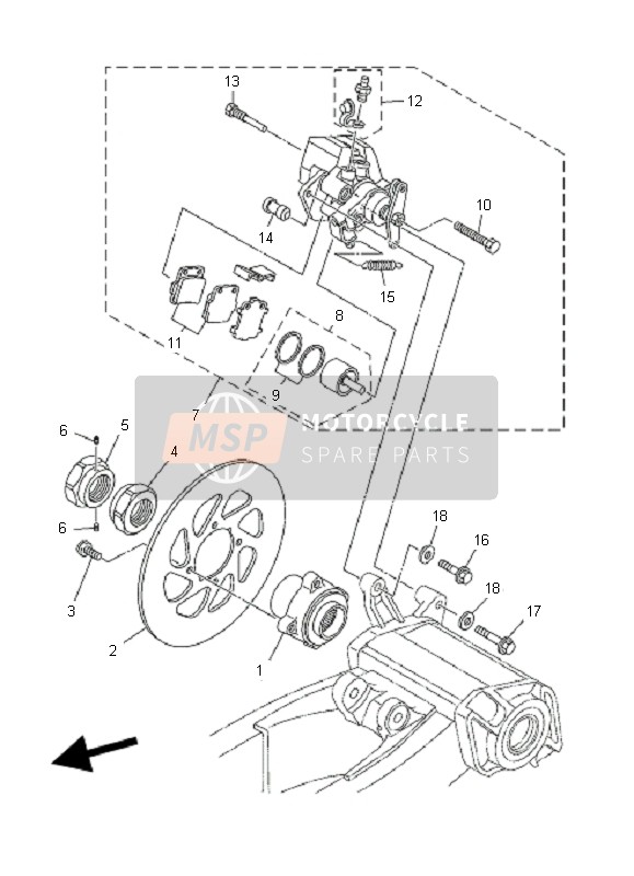 Rear Brake Caliper