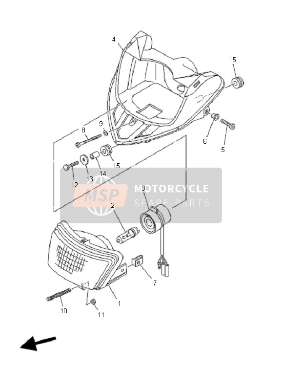 5VM843340000, Nut, Adjusting, Yamaha, 0