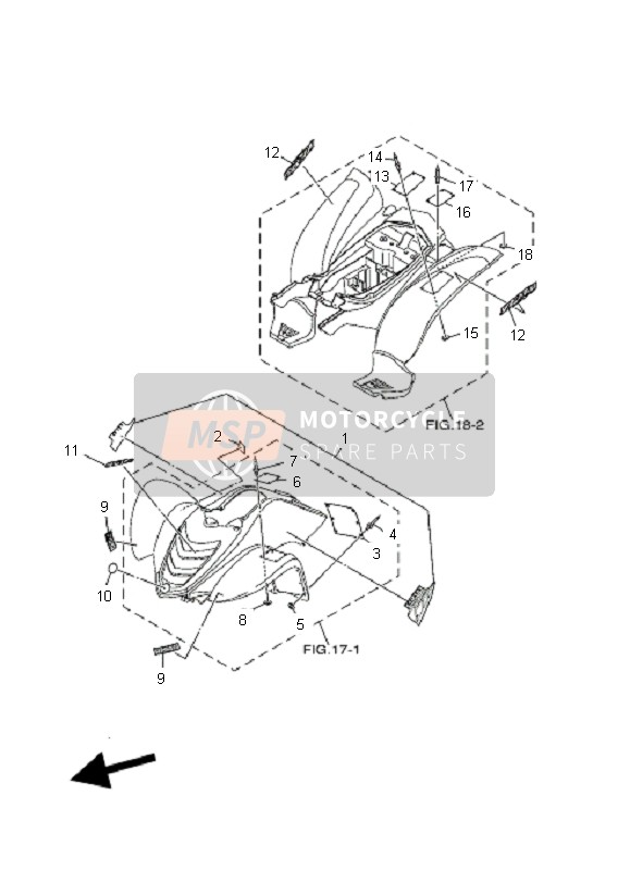 5NE21696M000, Waarschuwingslabel, Yamaha, 1