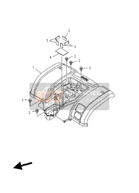 1UY216390000, Demper 2, Yamaha, 0