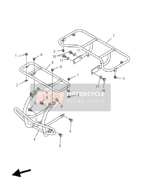 1C5248410000, Carrier, Front, Yamaha, 0