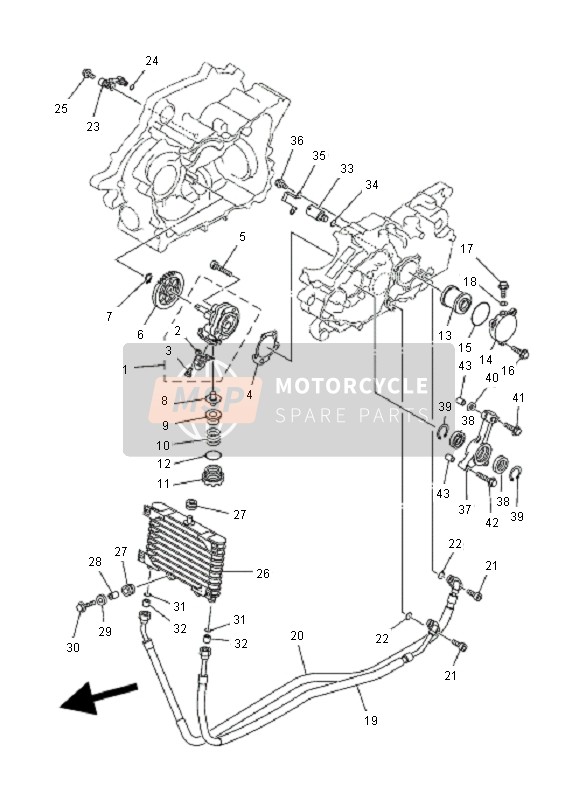 583134470100, Cover, Oil Element, Yamaha, 0