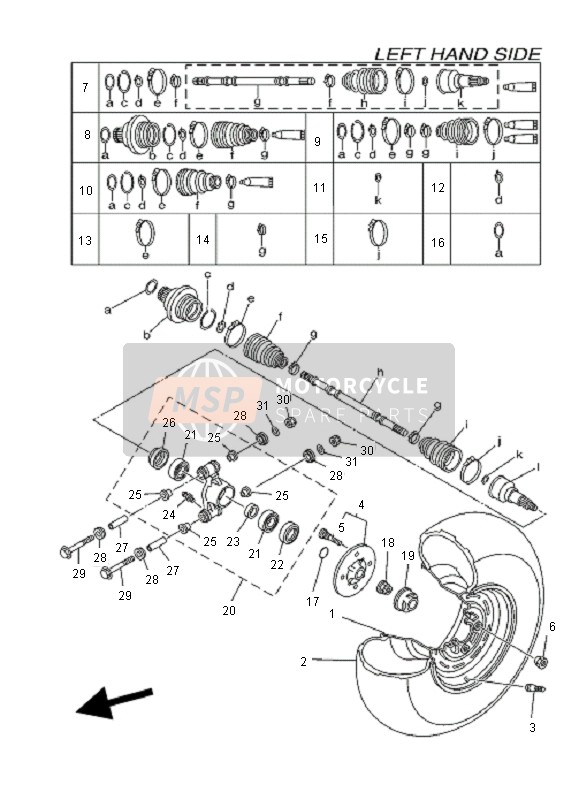 901141080200, Bolt, Serration, Yamaha, 4