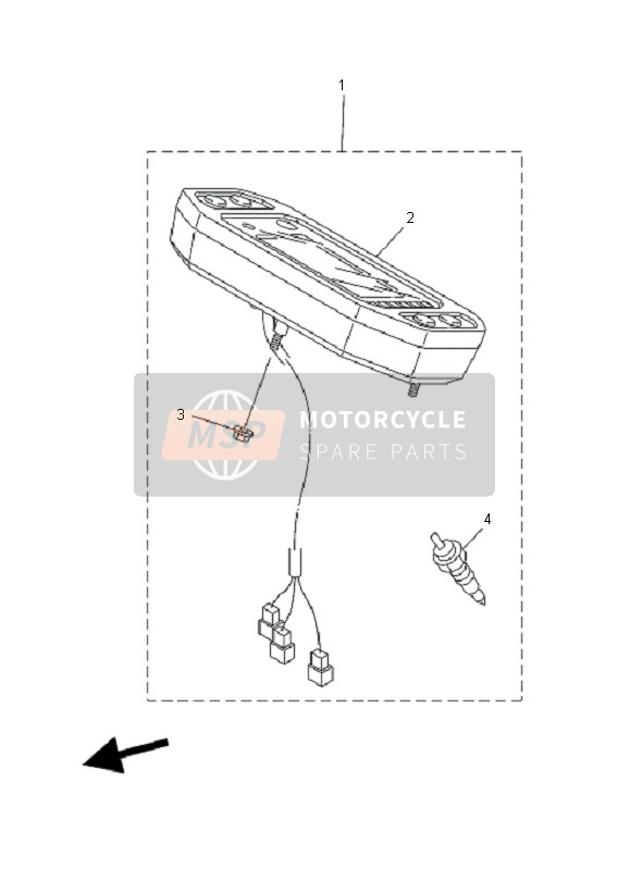 5KM825600000, Thermo Switch Assy, Yamaha, 1