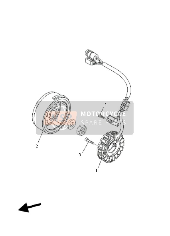 Yamaha YFM660R 2005 Generator for a 2005 Yamaha YFM660R