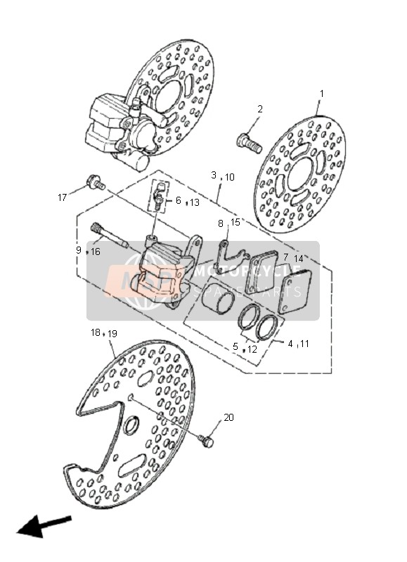 BREMSSATTEL VORNE