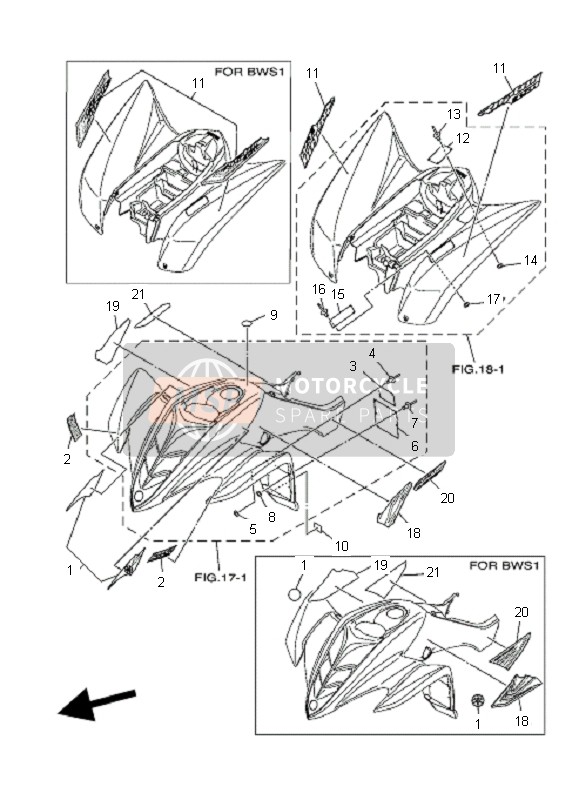 5NF21696M000, Etichetta, Avvertenza, Yamaha, 2