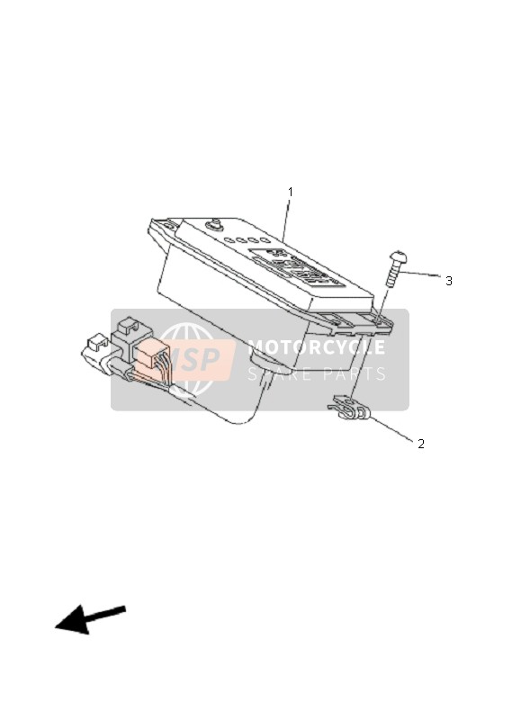 90183050A000, Federmutter, Yamaha, 1