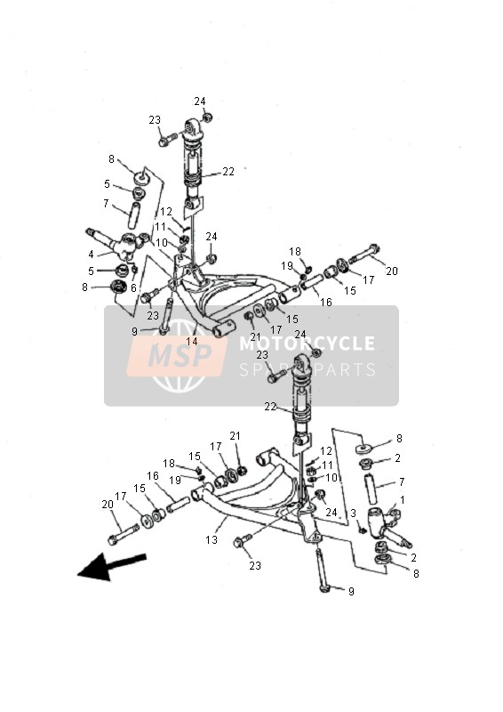 901051009100, Flensbout, Yamaha, 4