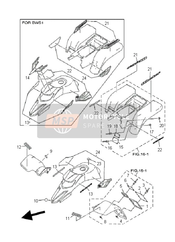 4EM215816000, Stay, Bord Passend 1, Yamaha, 2