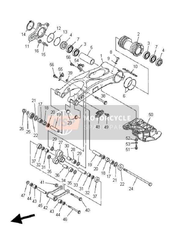 5TG258861000, Holder, Brake Hose, Yamaha, 0