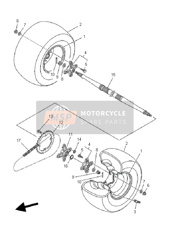 941100901500, Pneumatico, Yamaha, 0