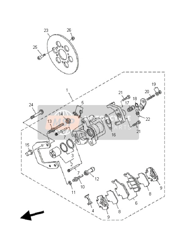 Rear Brake Caliper