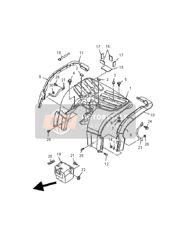 904644817400, Clamp(4BD), Yamaha, 0