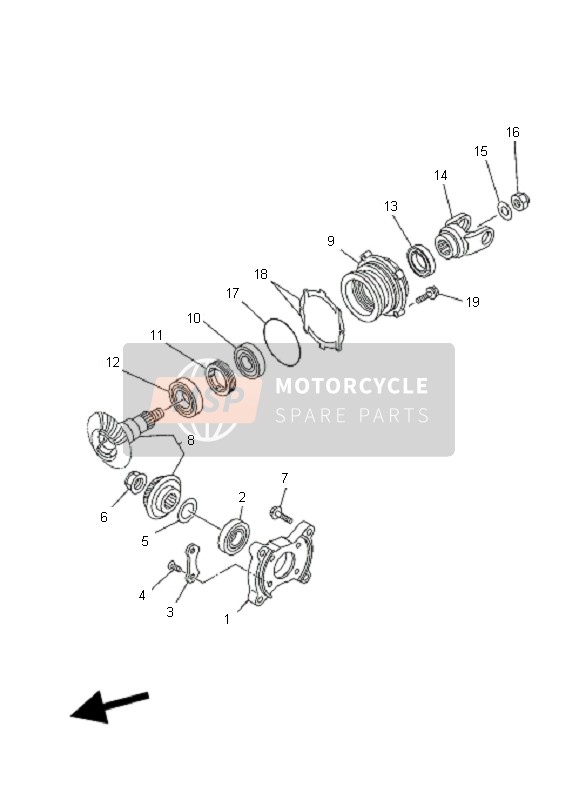 Middle Drive Gear