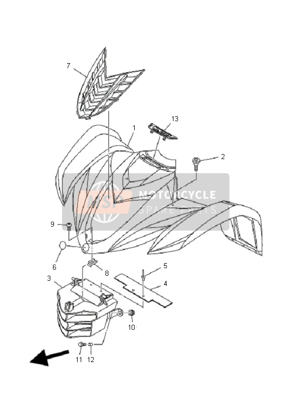 3C2F836B0000, Tuning Vork Sticker, Yamaha, 0