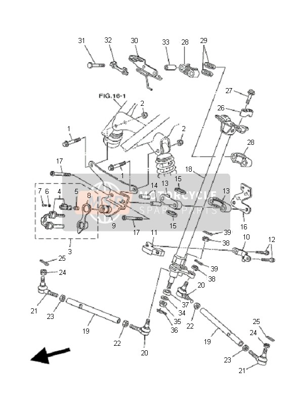 901701001000, Ecrou, Yamaha, 2