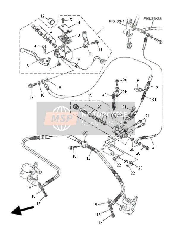 10PWF0410000, Cylinder Kit Master, Yamaha, 0