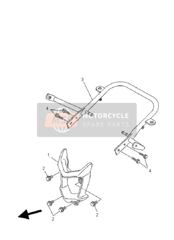 Yamaha YFM700R 2007 Garde pour un 2007 Yamaha YFM700R