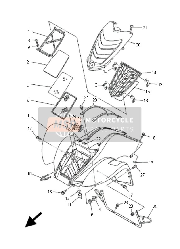 901850500900, Nut, SELF-LOCKING, Yamaha, 1