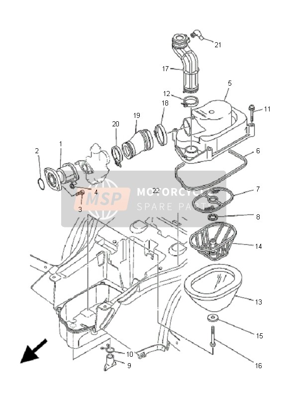 Yamaha YFM125 GRIZZLY 2008 Consumo para un 2008 Yamaha YFM125 GRIZZLY