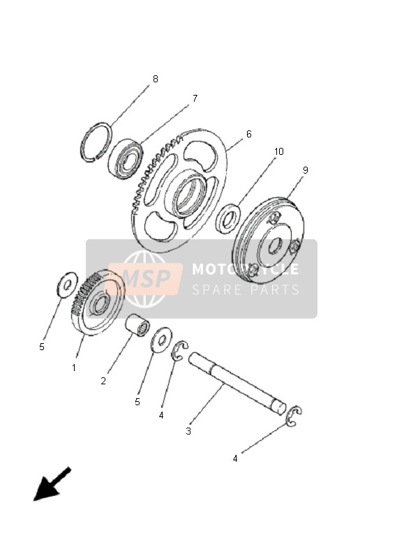 902011006100, Rondelle,  Plate, Yamaha, 1