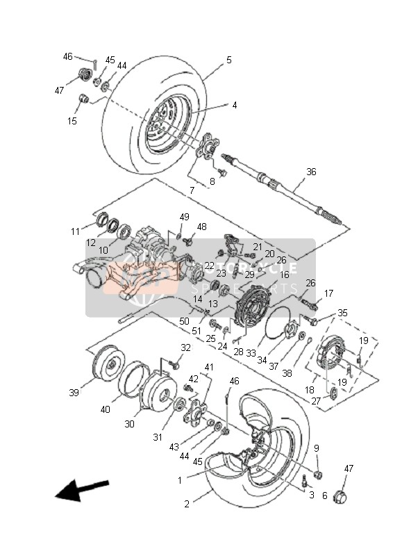 90467070A000, Clip, Yamaha, 2