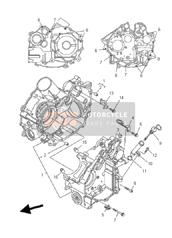 Yamaha YFM700F GRIZZLY EPS 2008 Carter per un 2008 Yamaha YFM700F GRIZZLY EPS