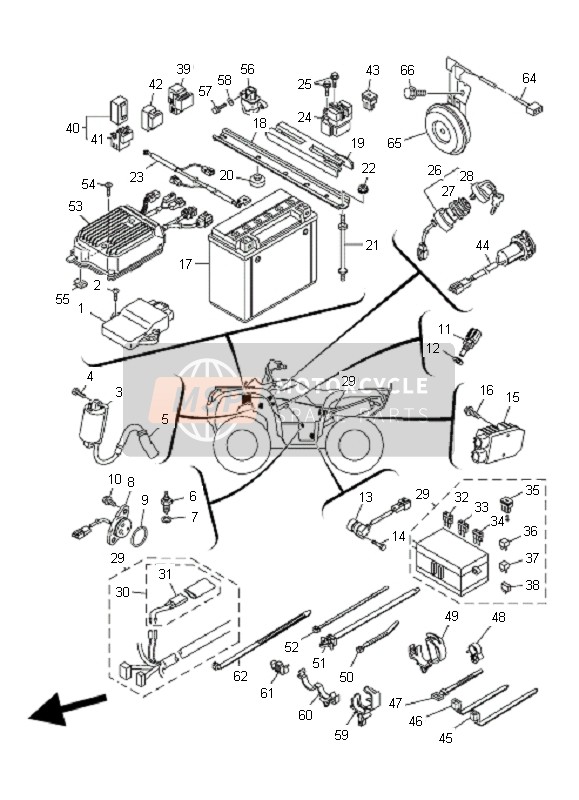 3B4859A01000, Power Strg. Cont. Un, Yamaha, 0