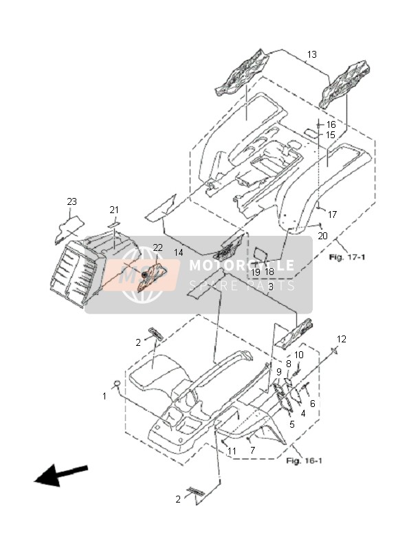 4EM215818000, Stay, Plate Fitting 1, Yamaha, 0