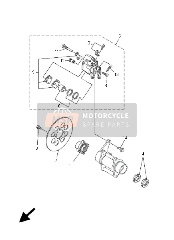 Rear Brake Caliper