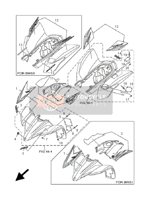 4ES2153E4100, Embleme,  Yamaha, Yamaha, 0