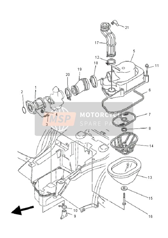 Yamaha YFM125 GRIZZLY 2010 Admission pour un 2010 Yamaha YFM125 GRIZZLY