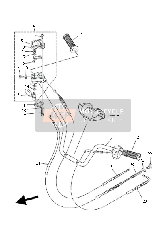 Steering Handle & Cable