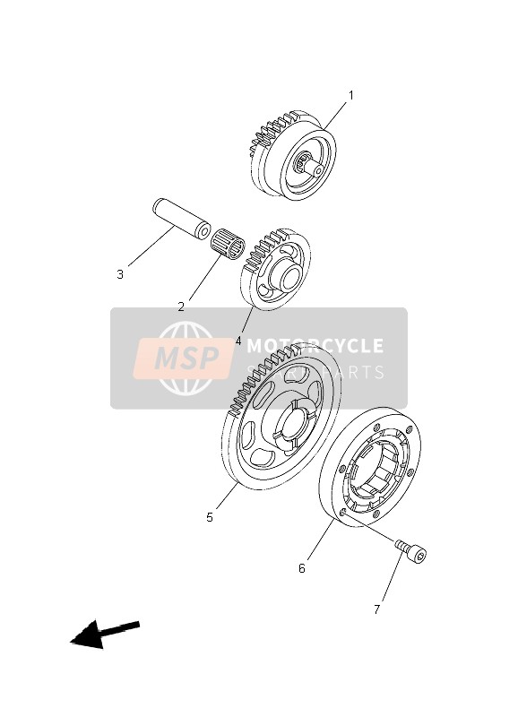 Yamaha YFZ450R SE 2010 Starter 2 for a 2010 Yamaha YFZ450R SE