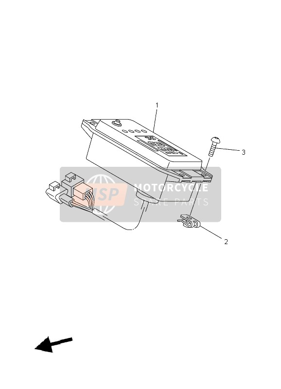 Yamaha YFM450FX WOLVERINE 4X4 2010 Mètre pour un 2010 Yamaha YFM450FX WOLVERINE 4X4