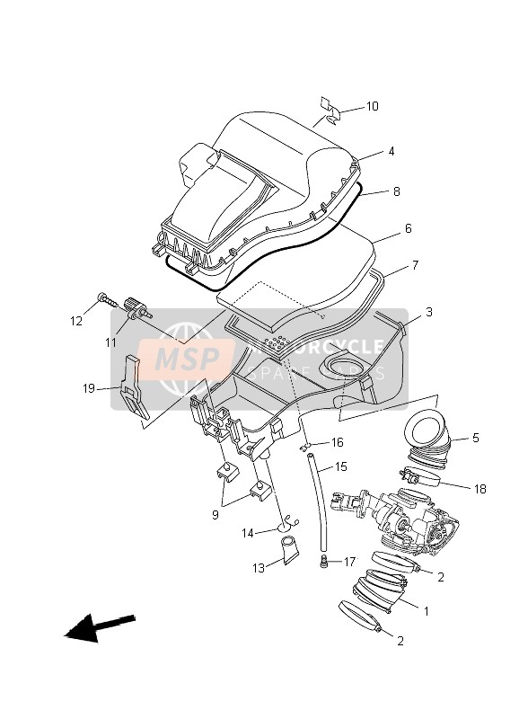 Yamaha YFM700F GRIZZLY SE 2010 Consumo para un 2010 Yamaha YFM700F GRIZZLY SE