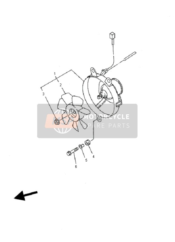 5GT124050000, Blower Assy, Yamaha, 0