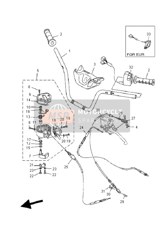 Steering Handle & Cable